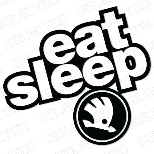 Najlepsze naklejki z kategorii EAT SLEEP!
